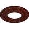 Ekena Millwork Andrea Ceiling Medallion (Fits Canopies up to 4 1/8"), 8 1/8"OD x 4 1/8"ID x 1/2"P, Brushed Mahogany CM08ADBMF - alternate 2